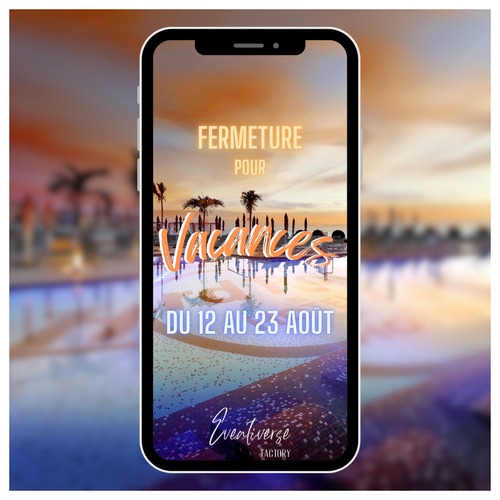 Après une saison estivale complètement folle et remplie de moments inoubliables, il est temps pour nous de recharger nos batteries 🌞! La Team Eventiverse part en vacances du 12 août au 23 août inclus 🌴🏖️.

🚀 On se déconnecte pour mieux se reconnecter à vous avec encore plus d’énergie, de surprises et d’événements incroyables dès notre retour 🎊! Préparez-vous à un come-back enflammé 🔥, rempli de nouvelles idées et de projets éblouissants 🌟!

Pendant notre absence, n’hésitez pas à partager vos meilleurs souvenirs de l’été avec nous en utilisant le hashtag #EventiverseMoments 📸. On a hâte de découvrir vos aventures!

Merci pour votre soutien et votre enthousiasme sans faille. À très vite pour de nouvelles folies ensemble! 🎈

#VacancesBienMéritées #EventiverseEnPause #RetourEnForce

😎🌟⛱️✨